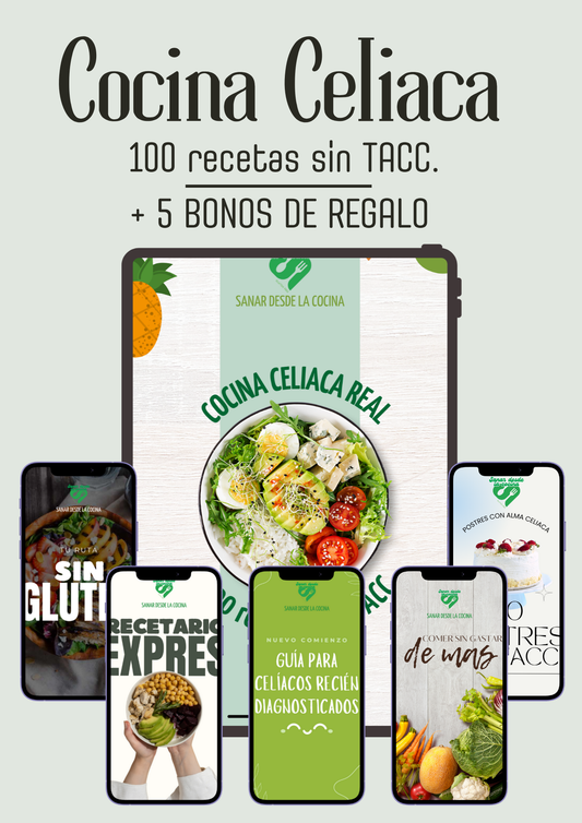 Cocina Celiaca Real:100 recetas sin TACC.